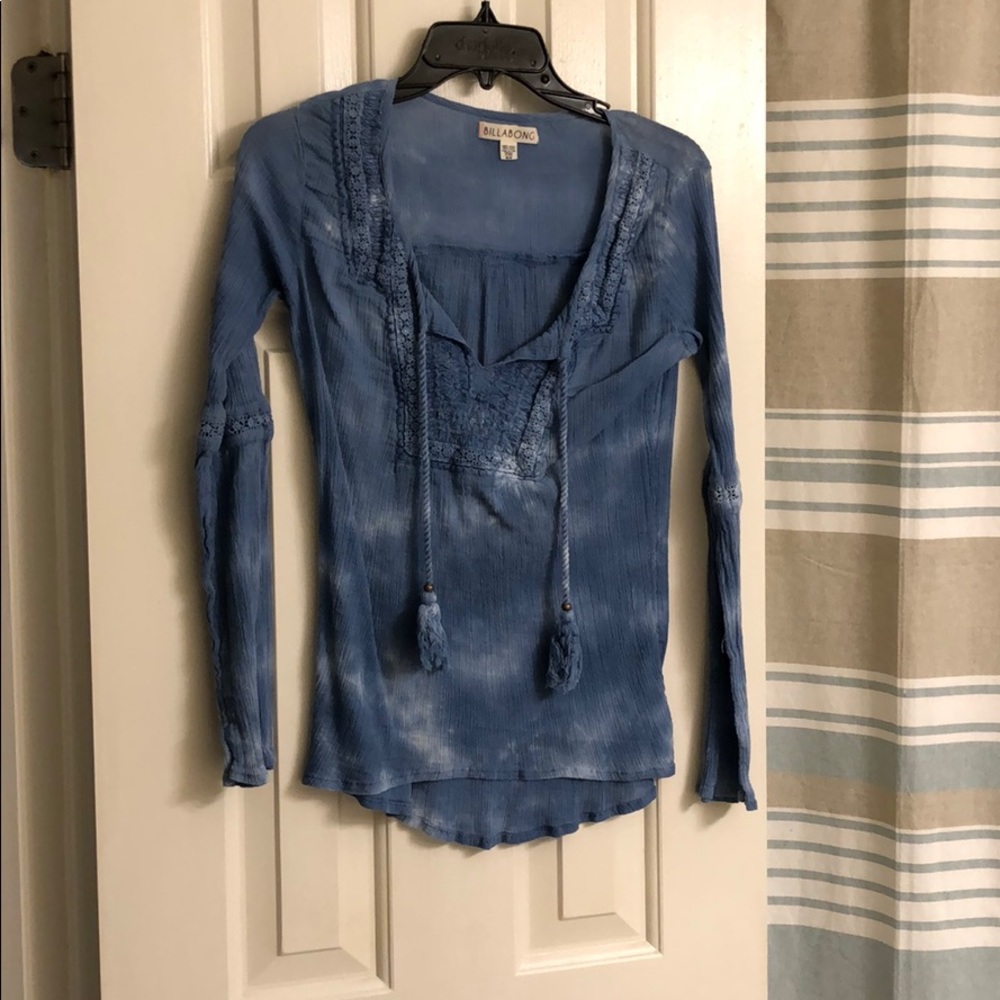 Billabong Tie Dye Long Sleeve top